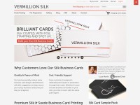 Desktop screenshot for vermillionsilkcards.com