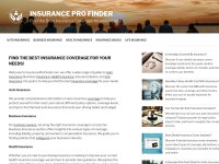 Desktop screenshot for insuranceprofinder.com