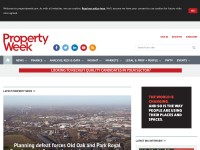Desktop screenshot for propertyweek.com
