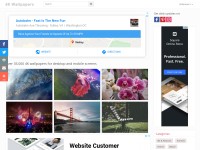 Desktop screenshot for free4kwallpapers.com