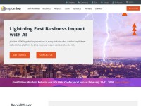 Desktop screenshot for rapidminer.com
