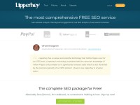 Desktop screenshot for lipperhey.com