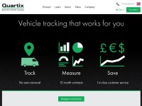 Desktop screenshot for quartix.net