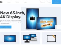 Desktop screenshot for elotouch.com