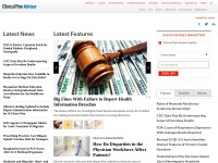 Desktop screenshot for clinicalpainadvisor.com