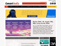 Desktop screenshot for concertandco.com