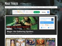 Desktop screenshot for magicspoiler.com