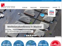 Desktop screenshot for uni-hamburg.de