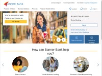 Desktop screenshot for bannerbank.com