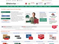 Desktop screenshot for mydoorsign.com