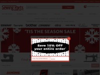 Desktop screenshot for sewingpartsonline.com