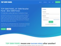 Desktop screenshot for topsmmpanel.com