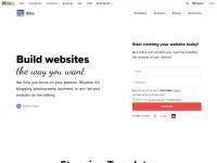 Desktop screenshot for zohosites.com