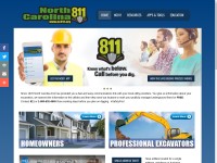 Desktop screenshot for nc811.org