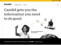Desktop screenshot for candid.org
