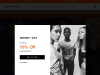 Desktop screenshot for superdry.com