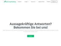Desktop screenshot for surveymonkey.de