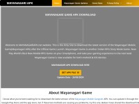 Desktop screenshot for mayanagariapk.net