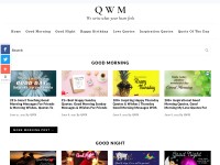 Desktop screenshot for quoteswishesmsg.com