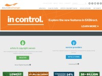 Desktop screenshot for soundexchange.com