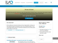 Desktop screenshot for illinoislegalaid.org