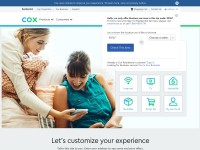 Desktop screenshot for cox.com