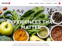 Desktop screenshot for aramark.com