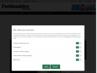 Desktop screenshot for peeblesshirenews.com
