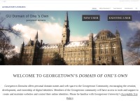 Desktop screenshot for georgetown.domains