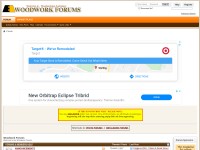 Desktop screenshot for woodworkforums.com