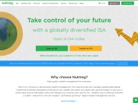 Desktop screenshot for nutmeg.com