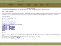 Desktop screenshot for physicalgeography.net