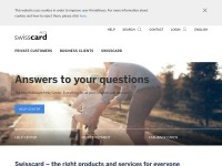 Desktop screenshot for swisscard.ch