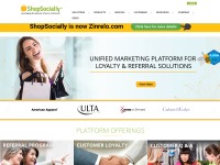 Desktop screenshot for shopsocially.com