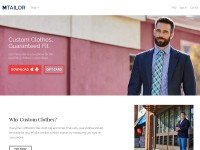 Desktop screenshot for mtailor.com