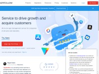 Desktop screenshot for appfollow.io