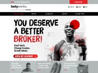 Desktop screenshot for tastyworks.com