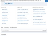 Desktop screenshot for danword.com
