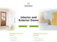 Desktop screenshot for masonite.com