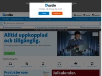 Desktop screenshot for dustin.se