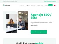 Desktop screenshot for delante.pl