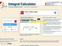 Desktop screenshot for integral-calculator.com