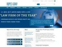 Desktop screenshot for ropesgray.com