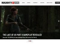 Desktop screenshot for naughtydog.com