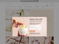 Desktop screenshot for evelom.com