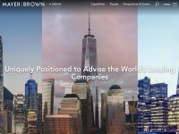 Desktop screenshot for mayerbrown.com