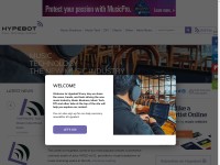 Desktop screenshot for hypebot.com