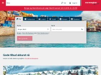 Desktop screenshot for norwegian.no