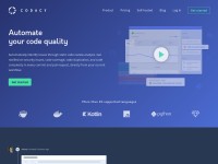 Desktop screenshot for codacy.com