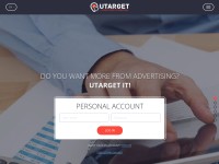 Desktop screenshot for utarget.ru